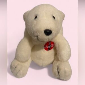 Vintage 1993 Coca Cola Polar Bear Plush
